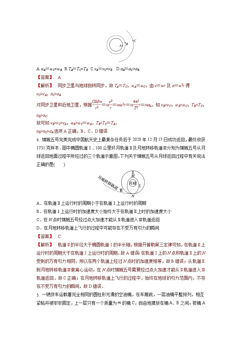 2023年高一下学期物理开学考试卷A（江苏专用）（解析版）03