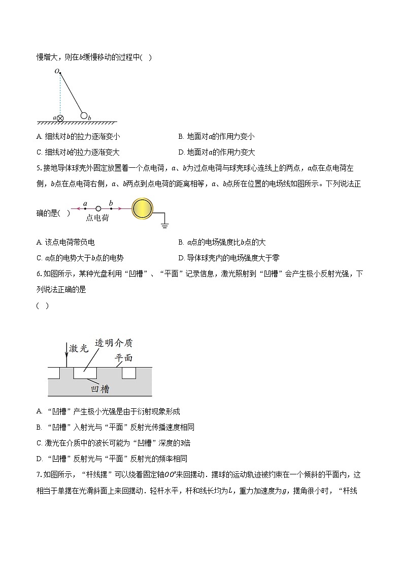 2023-2024学年江苏省南菁高级中学高三（上）期末模拟测试物理试卷（含解析）02