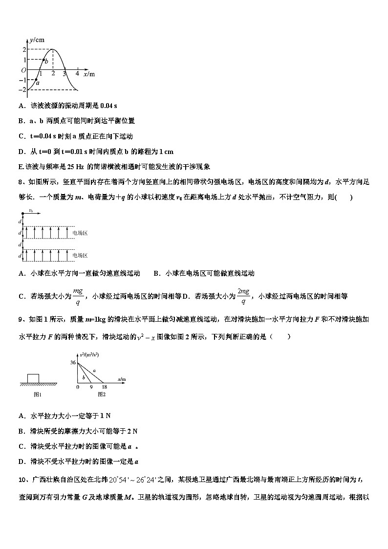 2024届广东省高三上学期物理模拟试题试卷第3页