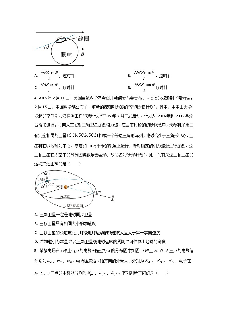 2023届江西省赣州市南康区第一中学高三上学期第五次大考物理试题（Word版）02
