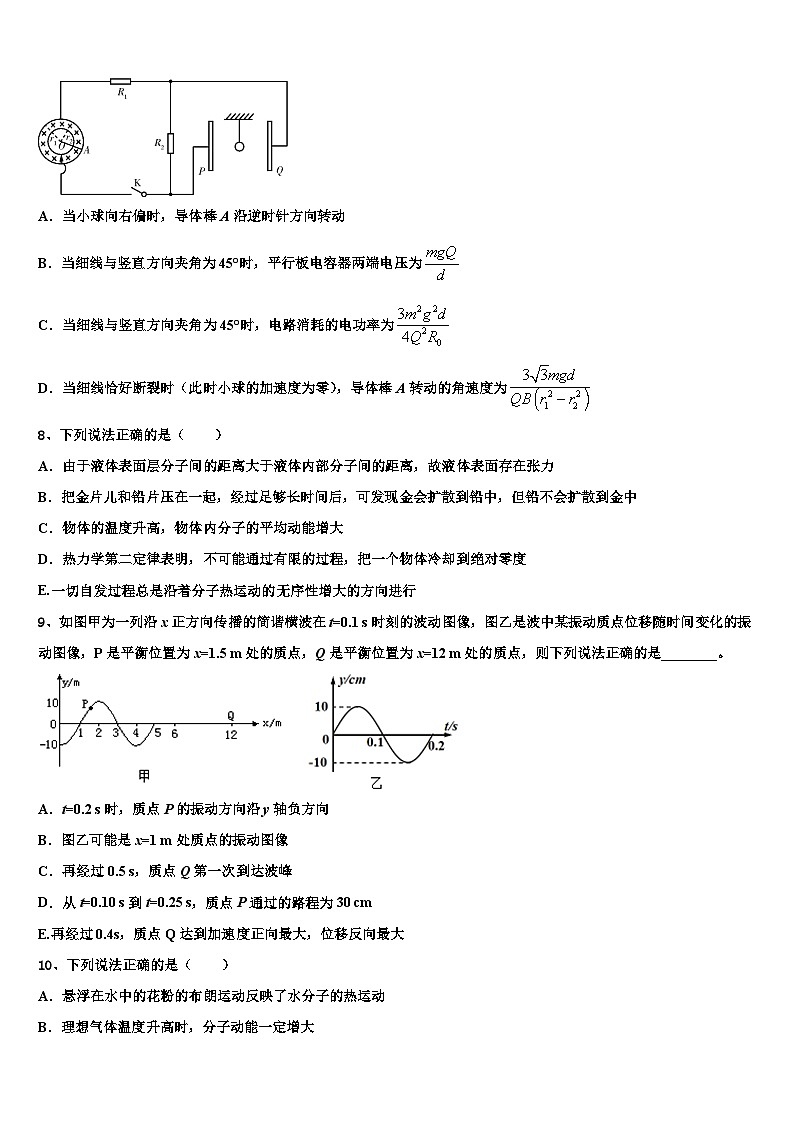2023-2024学年河南省高三上学期期末统一考试 物理试题（含解析）03
