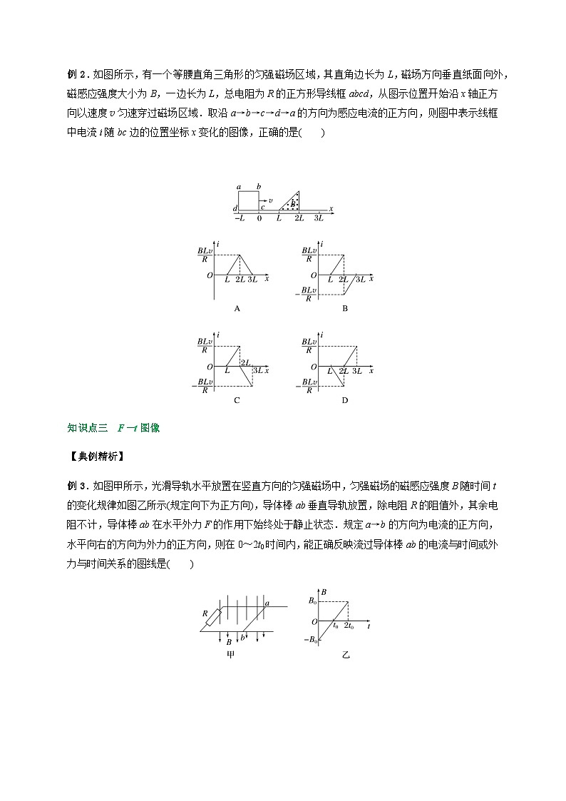 专题8电磁感应中的图像问题-2023-2024学年高二物理同步导与练（人教2019选择性必修第二册 ）03