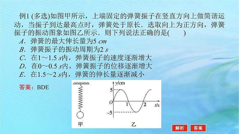 统考版2024高考物理二轮专题复习第一编专题复习攻略专题八鸭模块第16讲振动和波动光与电磁波课件06