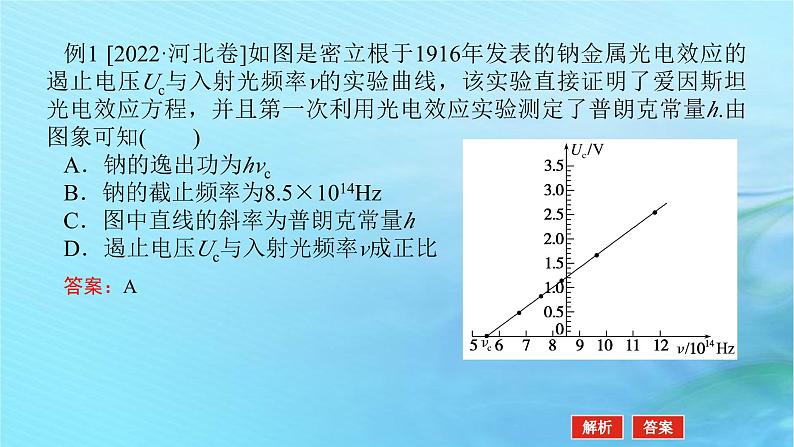 统考版2024高考物理二轮专题复习第一编专题复习攻略专题六近代物理初步第12讲波粒二象性原子结构和原子核课件05