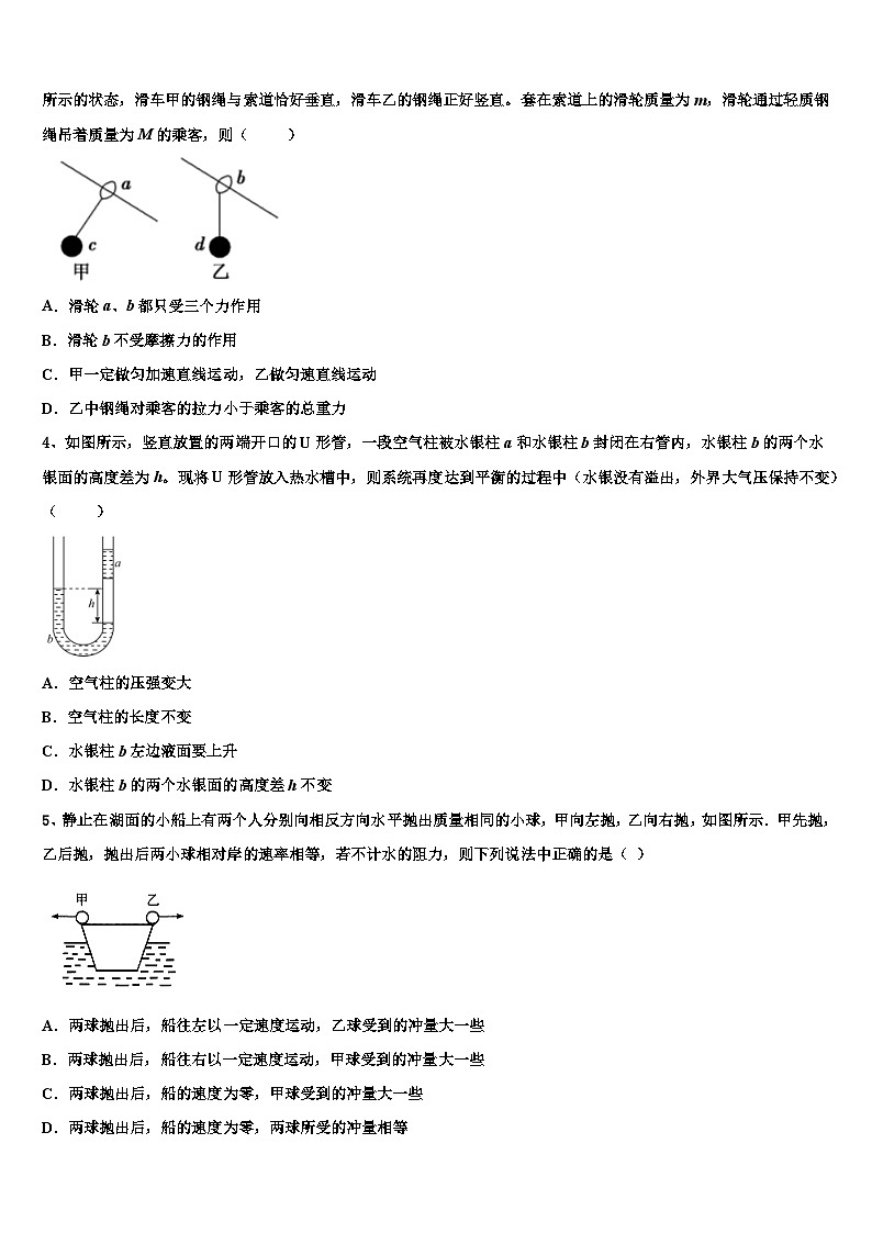 2024届河北省高三上期末物理模拟试题02