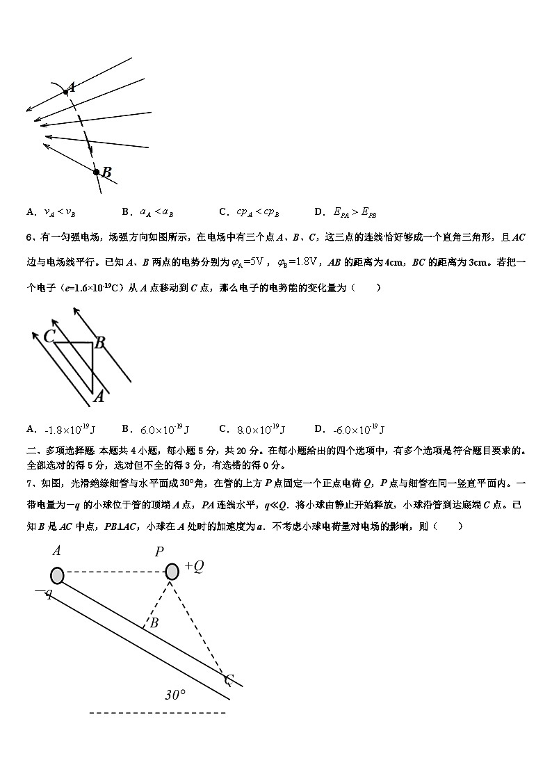 2024届河北省高三上学期物理模拟试题03
