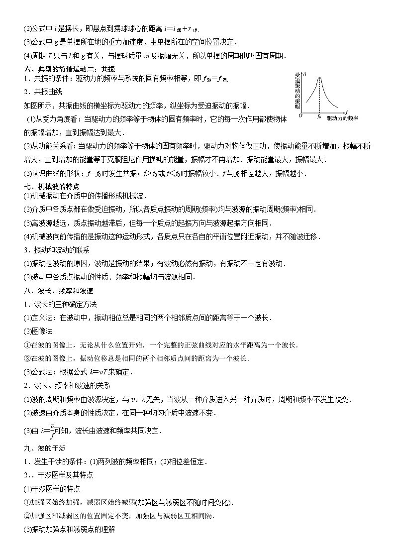 【寒假作业】人教版2019 高中物理 高二寒假巩固提升训练 第6天 机械振动机械波问题-练习.zip02