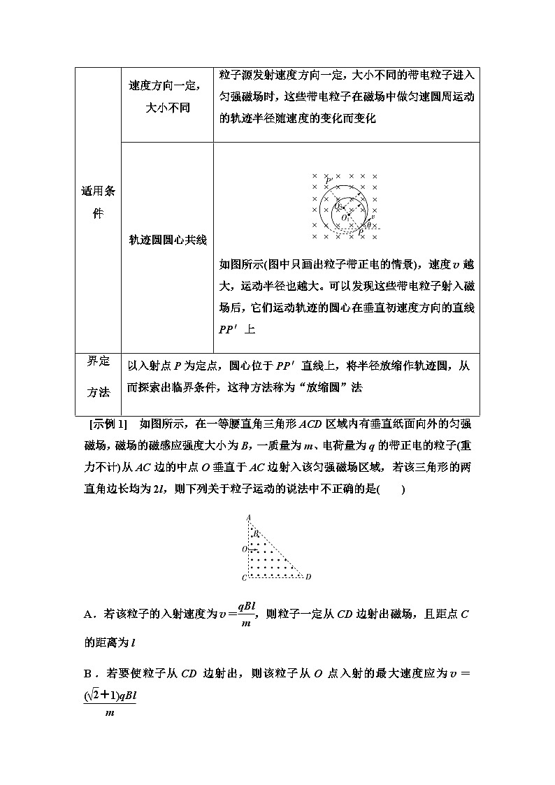 江苏版高考物理一轮复习第9章素养9“动态圆”模型在电磁学中的应用课时学案02