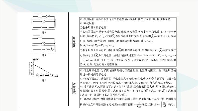 江苏版高考物理一轮复习第8章实验12测量电源的电动势和内阻课件04