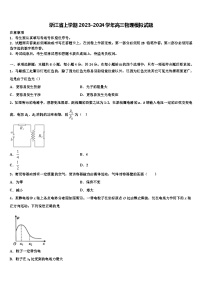 浙江省上学期2023-2024学年高三物理模拟试题