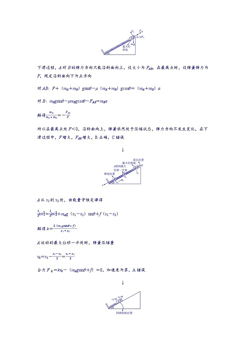 备考2024届高考物理一轮复习强化训练第六章机械能第4讲功能关系能量守恒定律第2页