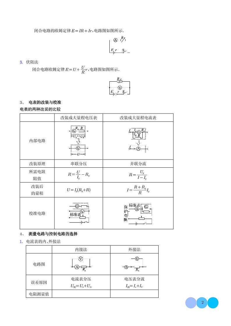 重难点  电学实验（解析版）第2页
