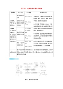 备考2024届高考物理一轮复习讲义第十章恒定电流第1讲电路的基本概念和规律考点1电流的理解及应用