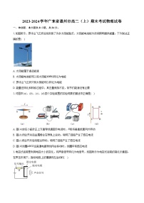 2023-2024学年广东省惠州市高二（上）期末考试物理试卷（含解析）