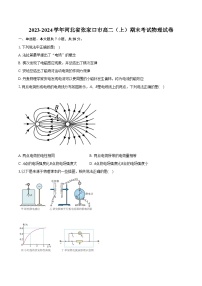 2023-2024学年河北省张家口市高二（上）期末考试物理试卷（含解析）