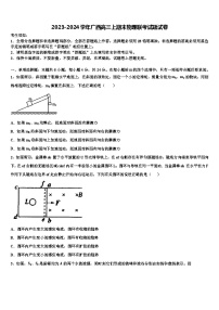 2023-2024学年广西高三上期末物理联考试题试卷