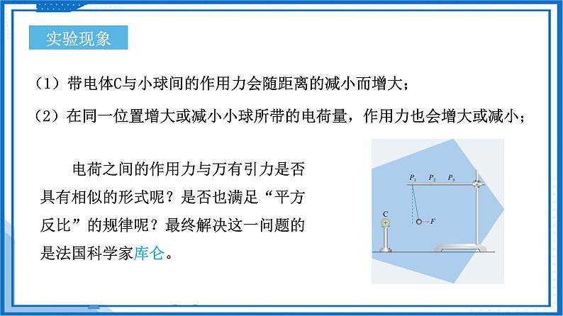 （人教版2019必修第三册）高中物理同步备课 9.2库仑定律(课件)第7页