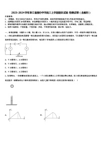 2023-2024学年浙江省部分中学高三上学期期末试题 物理试卷（含解析）