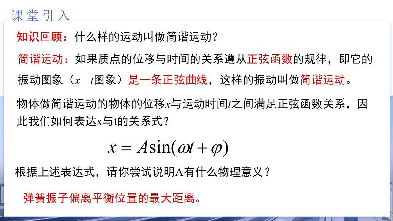 2.2 简谐运动的描述（教学课件）-2024-2025学年高二物理同步备课精品课件+导学案+分层作业（人教版2019选择性必修第一册）04