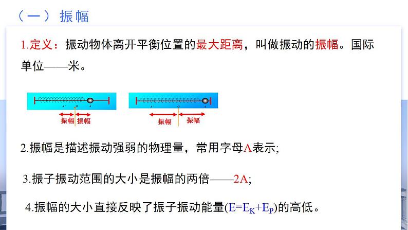 2.2 简谐运动的描述（教学课件）-2024-2025学年高二物理同步备课精品课件+导学案+分层作业（人教版2019选择性必修第一册）06