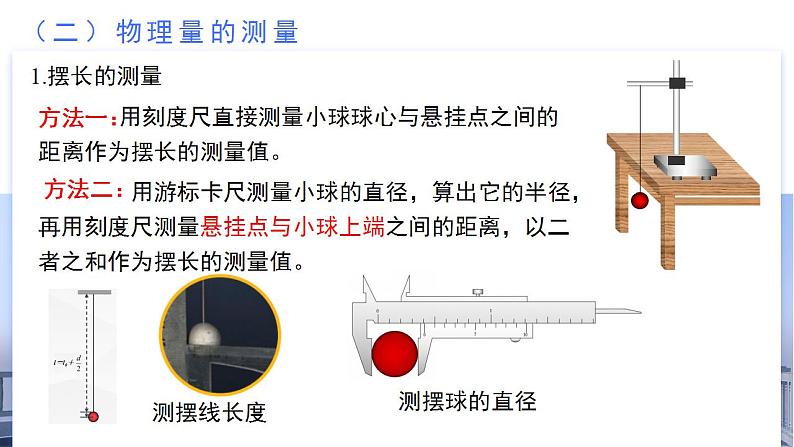 2.5 实验：用单摆测重力加速度（教学课件）-2024-2025学年高二物理同步备课精品课件+导学案+分层作业（人教版2019选择性必修第一册）08