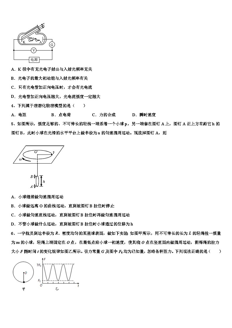 广西2023-2024学年高三上学期期末物理试题试卷第2页