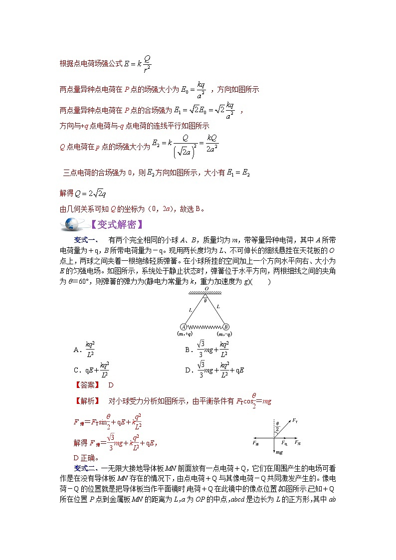 解密08电场的性质、带电粒子在电场中的运动（讲义）-【高频考点解密】2024年高考物理二轮复习讲义（全国通用03