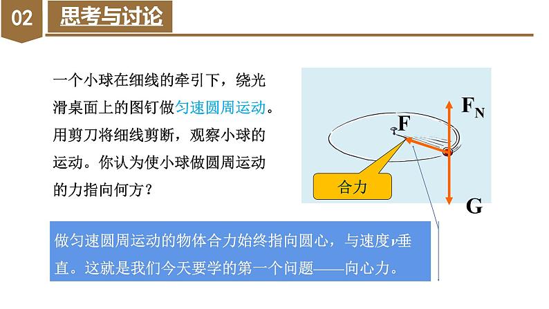 人教版物理必修二  6.2 向心力（课件+内嵌视频+练习）05