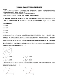 广西2024年高三上学期期末物理模拟试卷