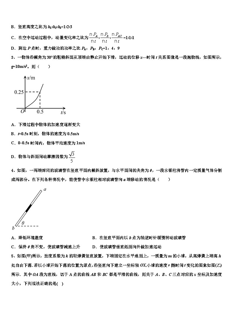 广西2023-2024学年高三上期末物理试题试卷第2页