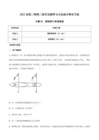 2022 届高三物理二轮常见模型与方法综合特训专练专题08 圆锥摆与单摆模型