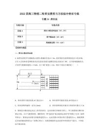 2022 届高三物理二轮常见模型与方法综合特训专练专题34 类比法