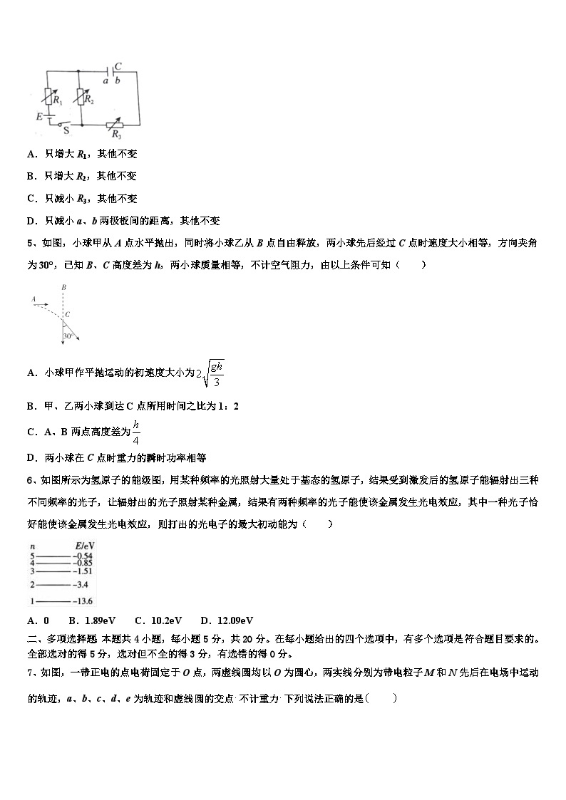 2024年天津市重点中学高三物理寒假综合能力提升试卷02