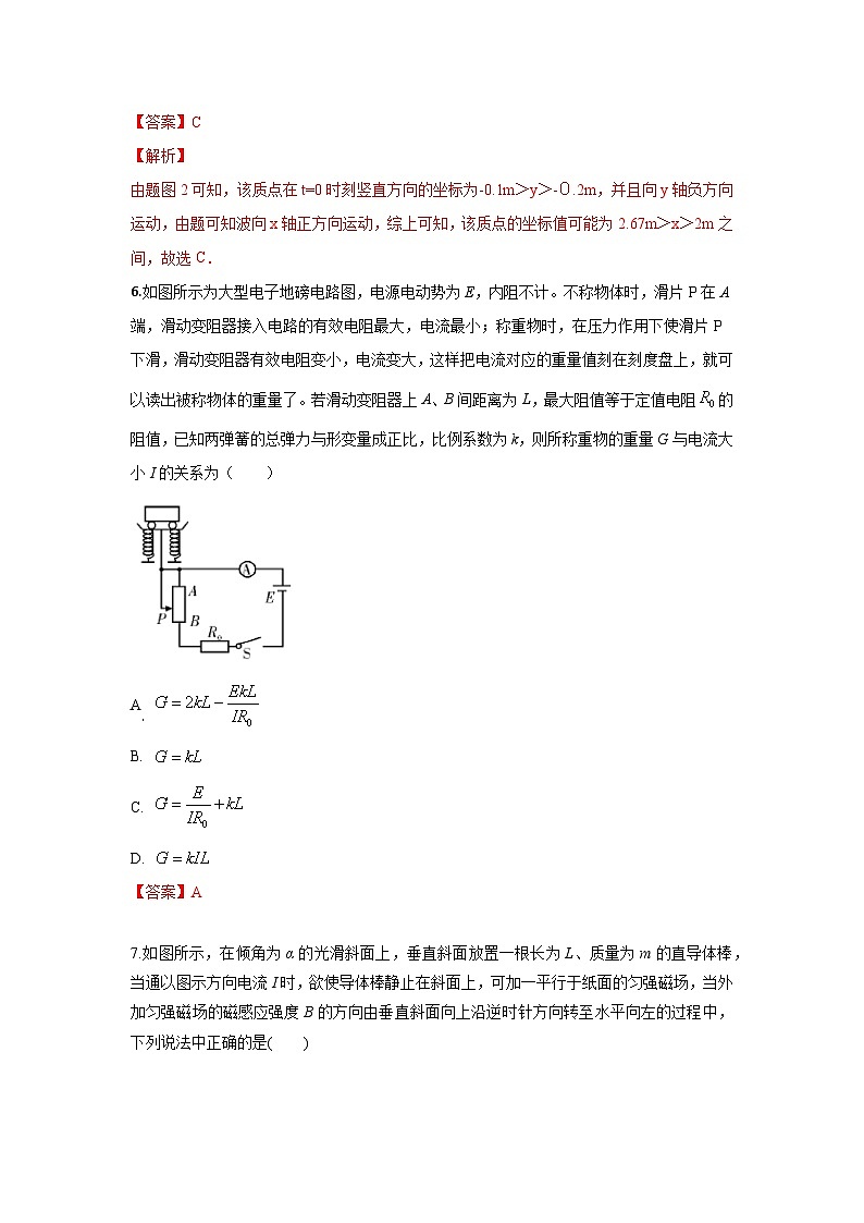 2024衡阳八中高二上学期期末考试物理含答案03