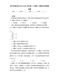 四川省南充市2023-2024学年高二上学期1月期末考试物理试题