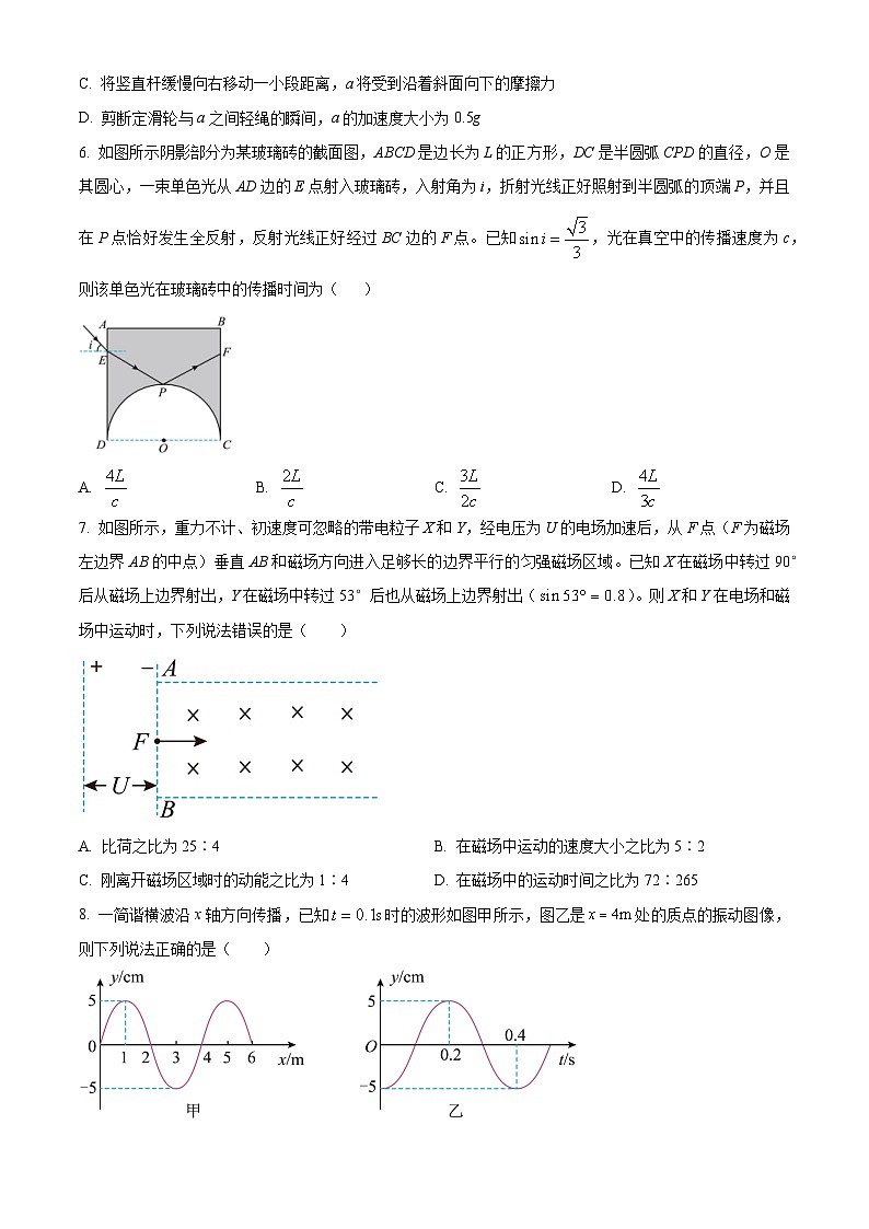 湖北省宜荆荆随恩2023-2024学年高三上学期1月期末联考物理试题  Word版无答案第3页