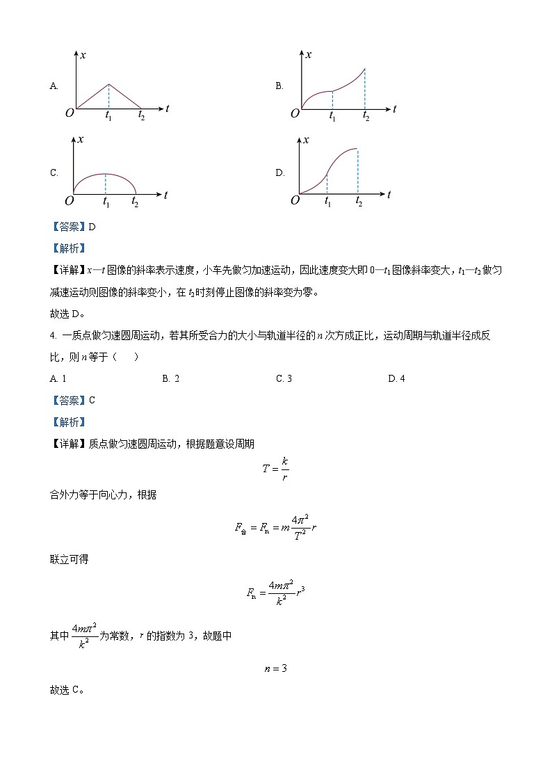 精品解析：2023年高考全国甲卷物理真题（解析版）02