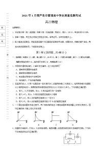 辽宁省葫芦岛市2020-2021学年高二上学期期末考试物理试题