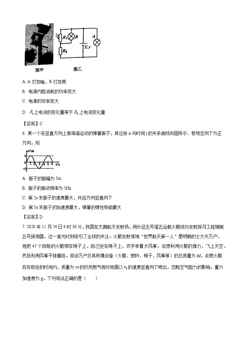 辽宁省锦州市2020-2021学年高二上学期期末考试物理试题03