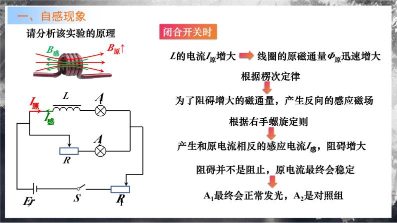 【沪科版物理】选择性必修二  7.1《自感现象和涡流现象》课件+同步练习04