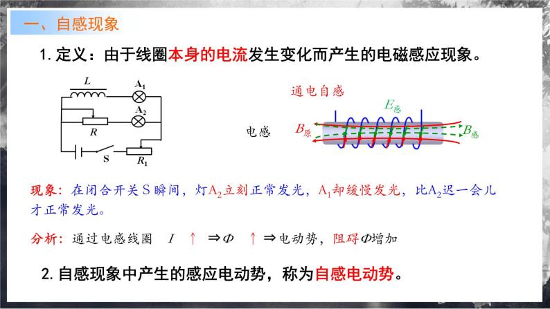 【沪科版物理】选择性必修二  7.1《自感现象和涡流现象》课件+同步练习06