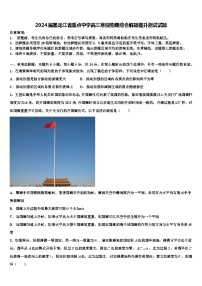 2024届黑龙江省重点中学高三寒假物理综合解题提升测试试题
