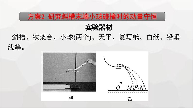 人教版（广西专用）高中物理选择性必修第一册第1章动量守恒定律4实验：验证动量守恒定律课件第8页