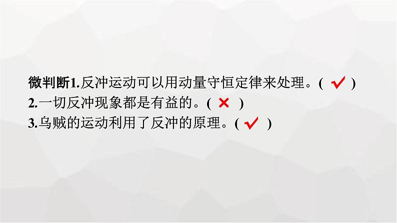 人教版（广西专用）高中物理选择性必修第一册第1章动量守恒定律6反冲现象火箭课件08