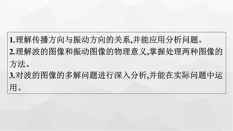 人教版（广西专用）高中物理选择性必修第一册第3章机械波习题课二波的图像和振动图像的问题课件第4页