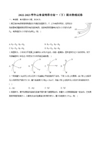 2022-2023学年山东省菏泽市高一（下）期末物理试卷（含详细答案解析）