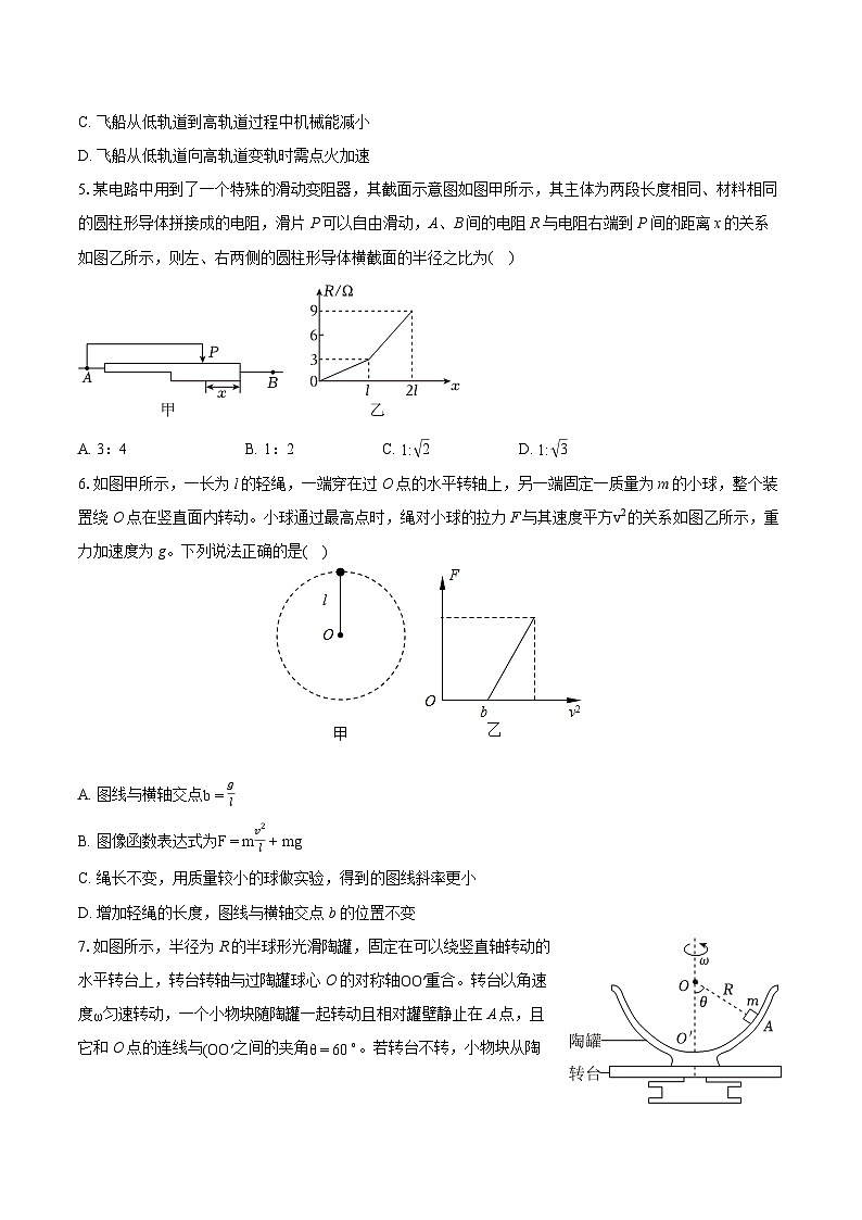 2022-2023学年山东省滨州市高一（下）期末物理试卷（含详细答案解析）02