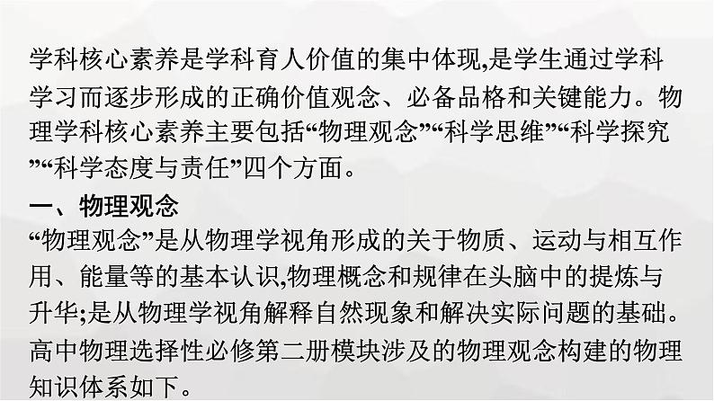 人教版（广西专用）高中物理选择性必修第二册核心素养微专题课件第2页