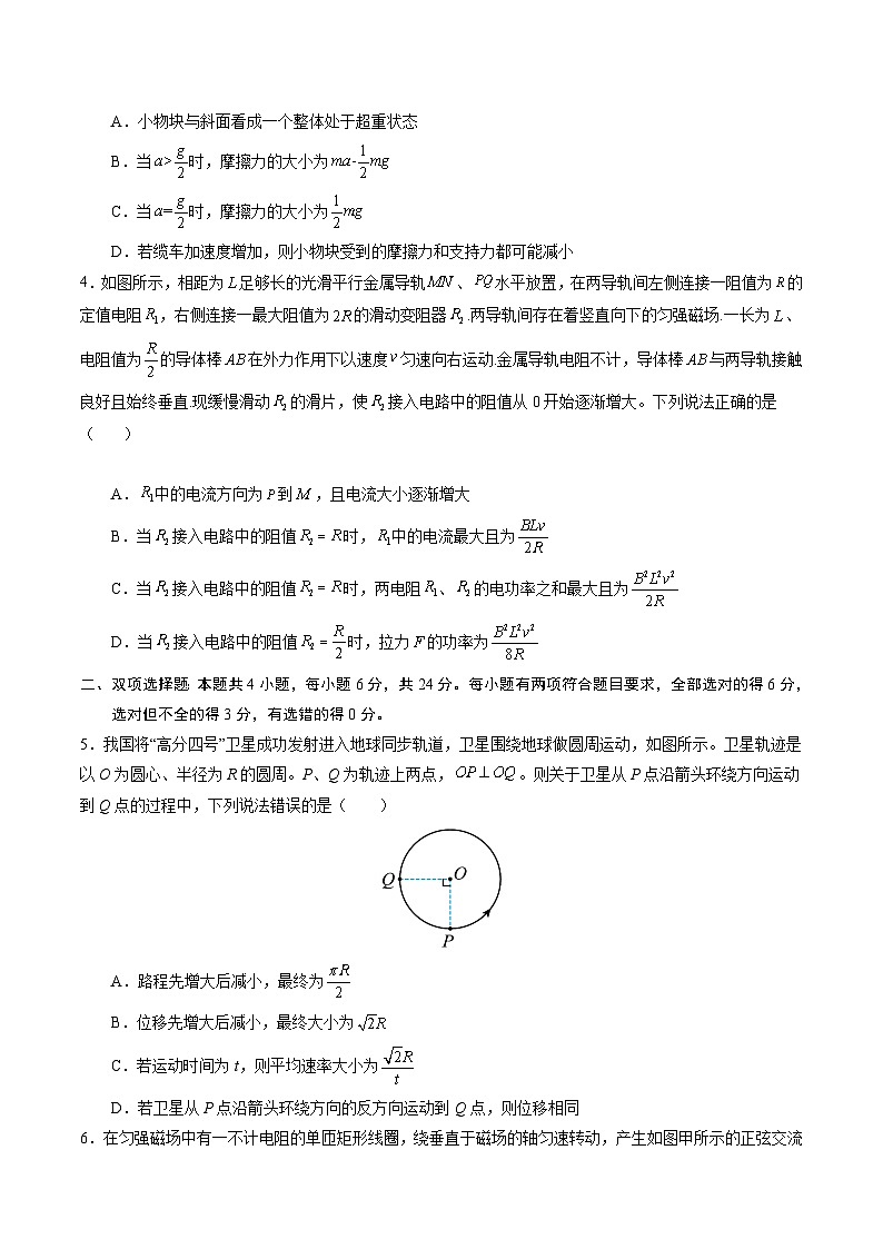 【开学摸底考】高三物理（福建专用）-2023-2024学年高中下学期开学摸底考试卷.zip02