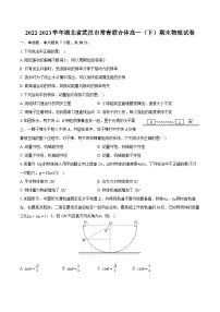 2022-2023学年湖北省武汉市常青联合体高一（下）期末物理试卷（含详细答案解析）